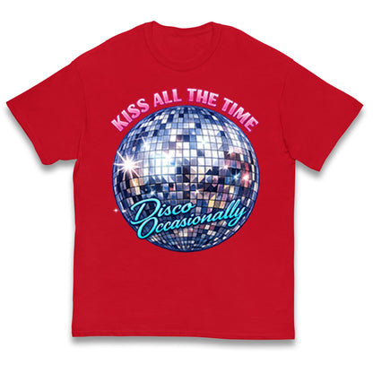 Kiss All The Time Disco Occasionally Kids T Shirt