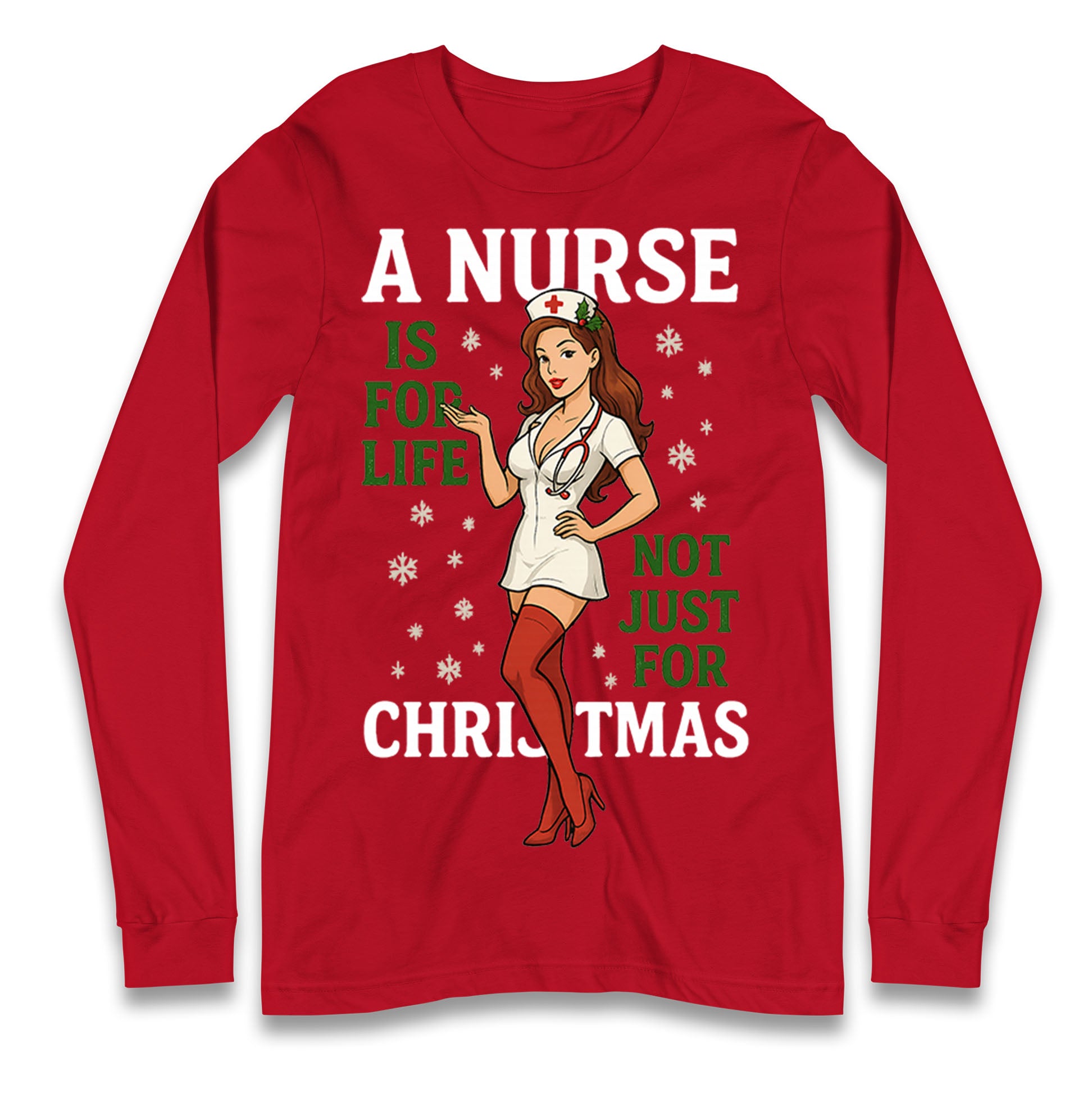 Nurse Christmas Longsleeve T Shirt