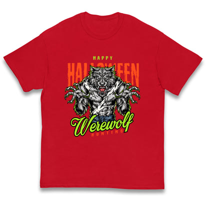 Halloween Werewolf Kids T Shirt