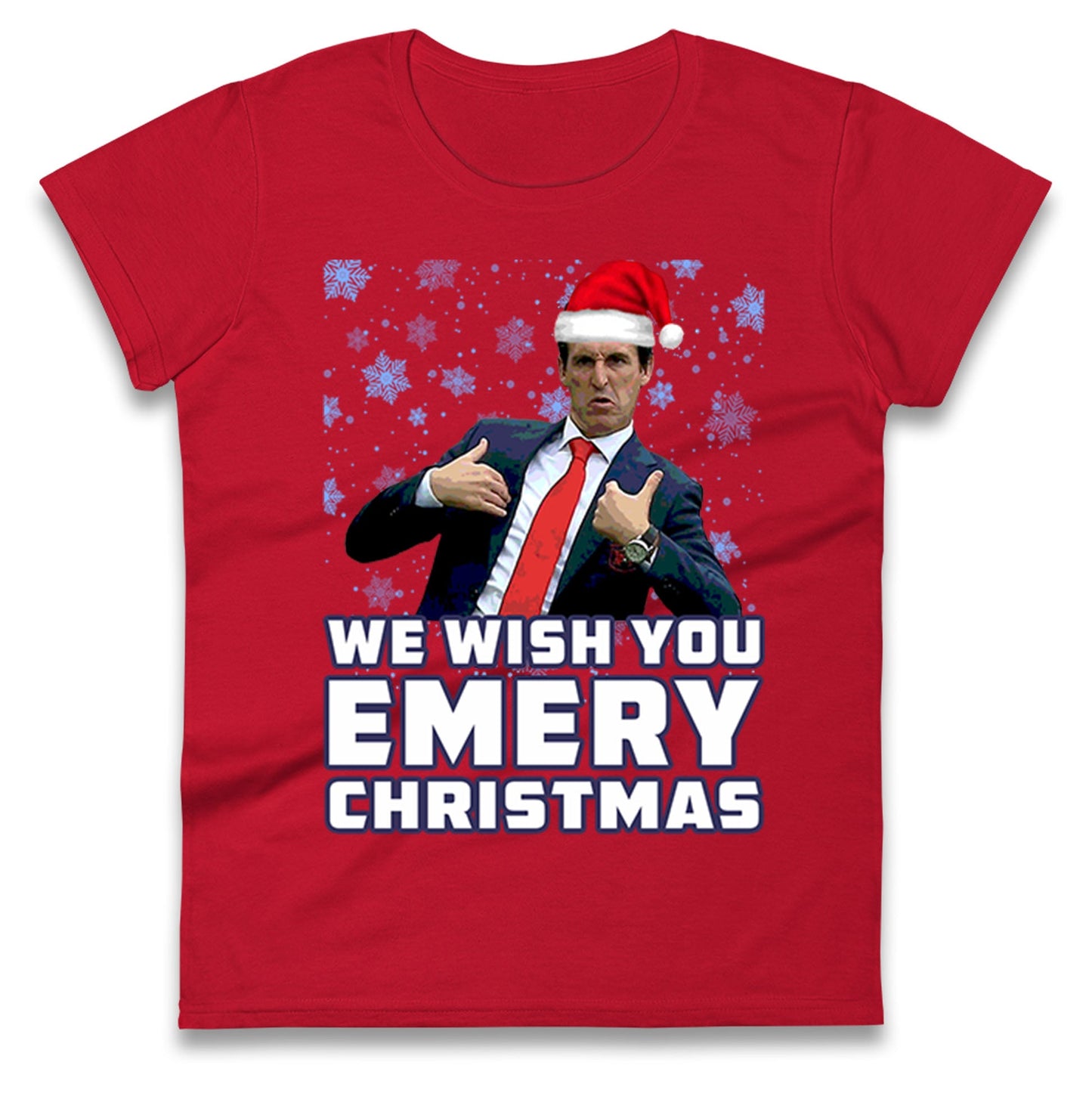 We Wish You Emery Christmas Womens T Shirt