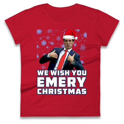 We Wish You Emery Christmas Womens T Shirt