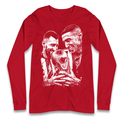 Lionel Messi Angel Di Maria Longsleeve T Shirt