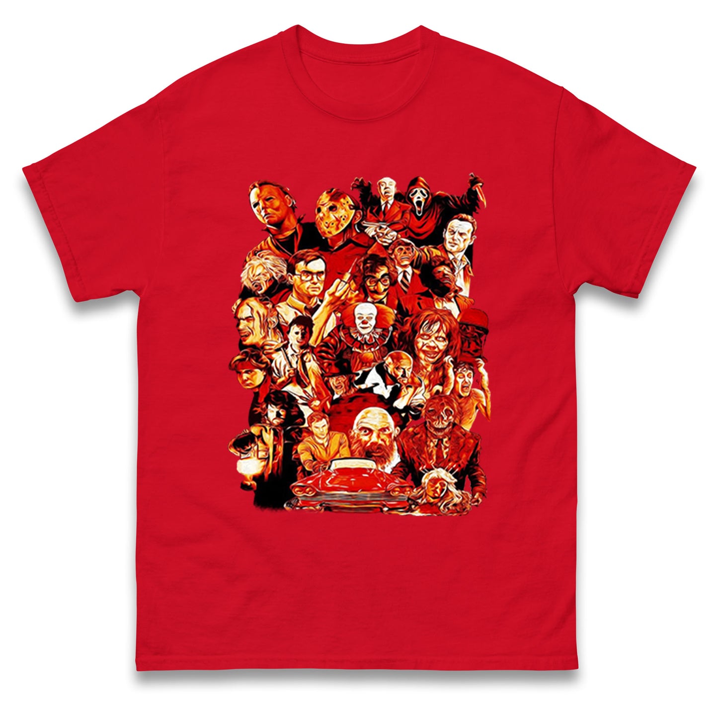 Horror Characters Halloween t shirts