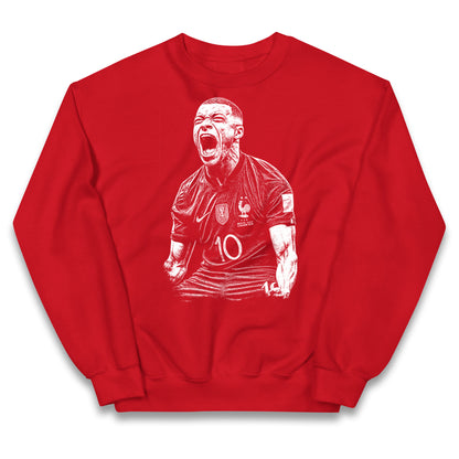  Kylian Footballer Kids Jumper