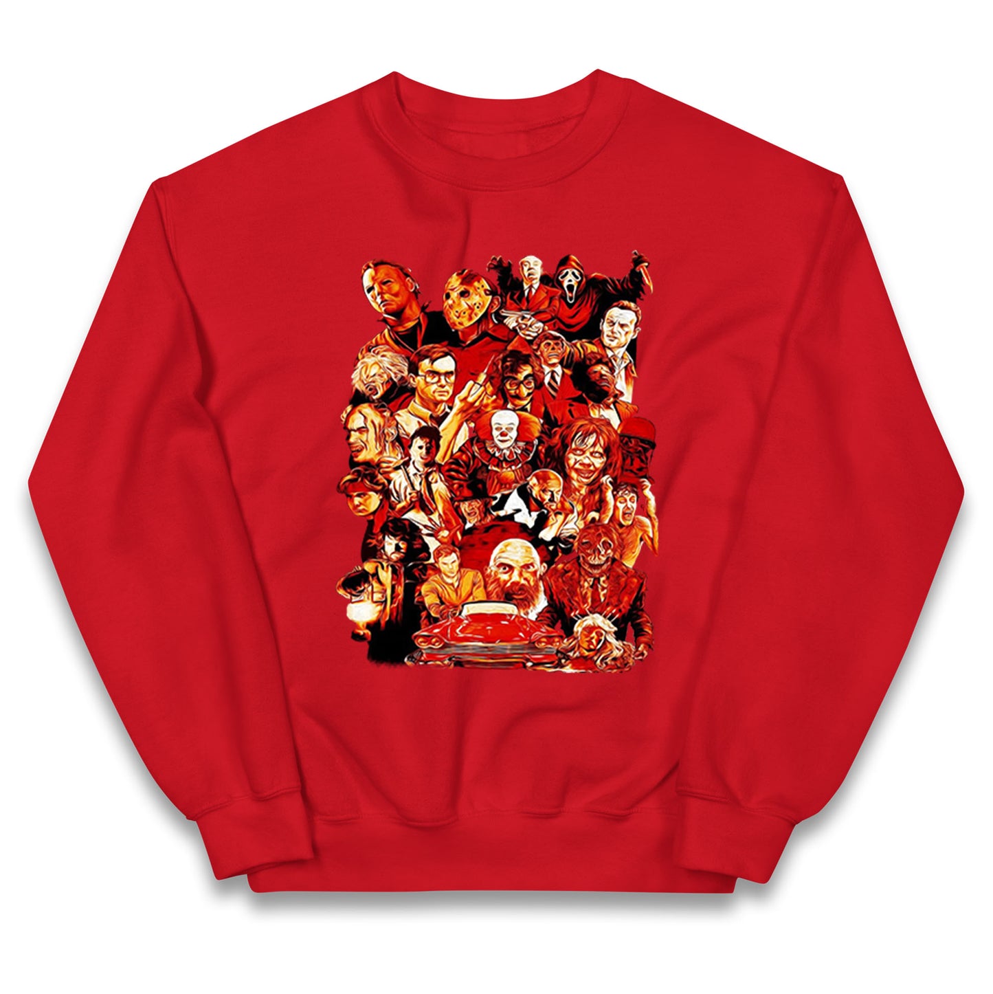 Horror Characters Halloween Kids Jumper