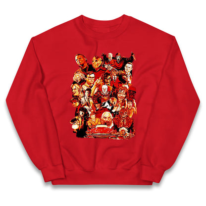 Horror Characters Halloween Kids Jumper