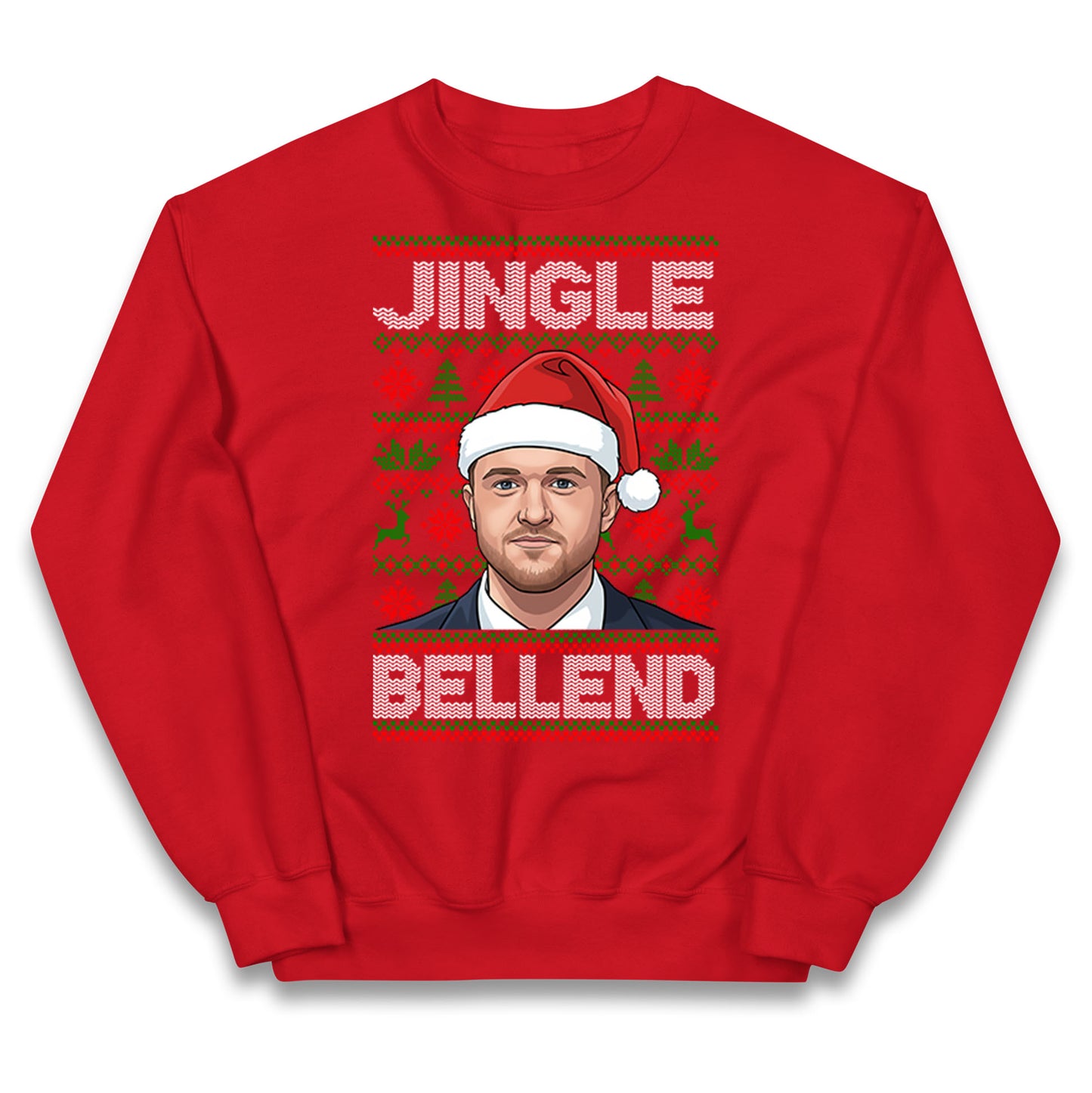 Tommy Robinson Jingle Bell Kids Jumper