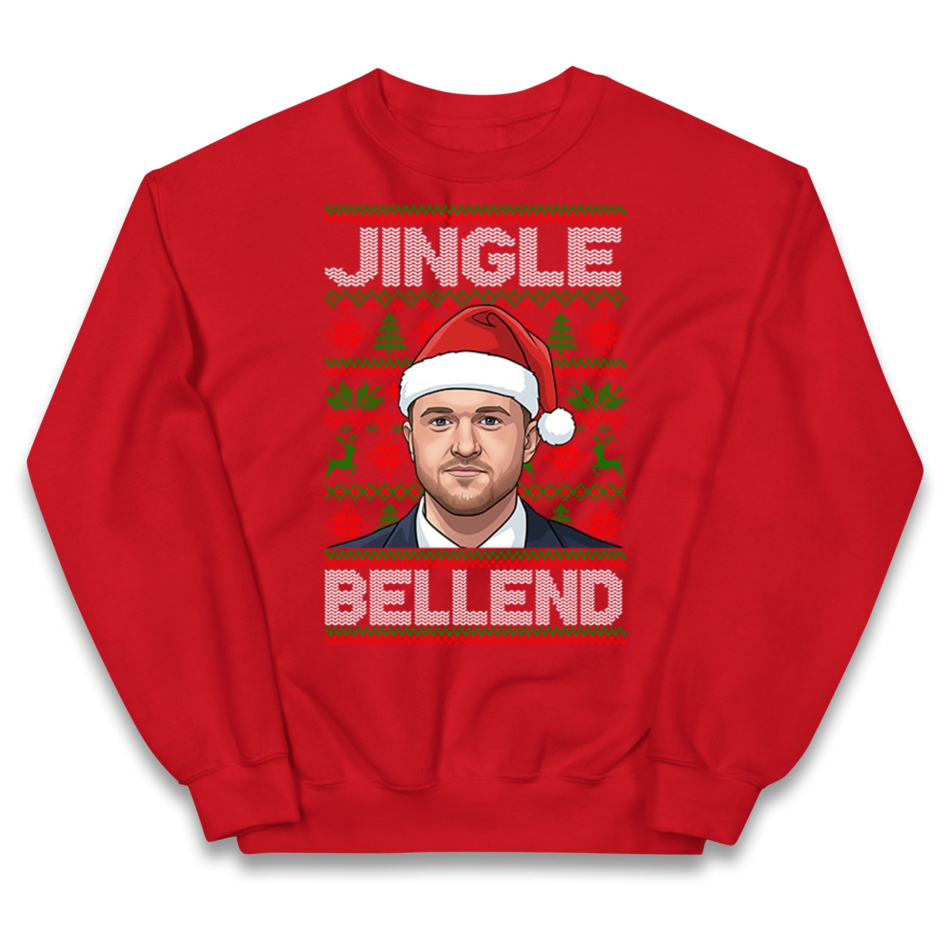 Tommy Robinson Jingle Bell Kids Jumper