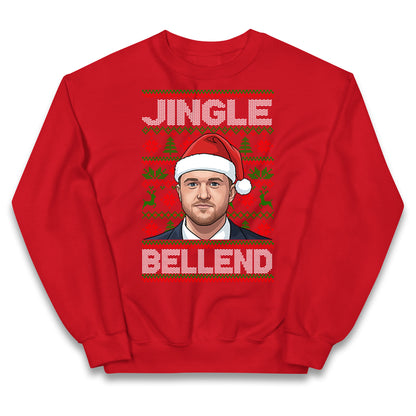 Tommy Robinson Jingle Bell Kids Jumper
