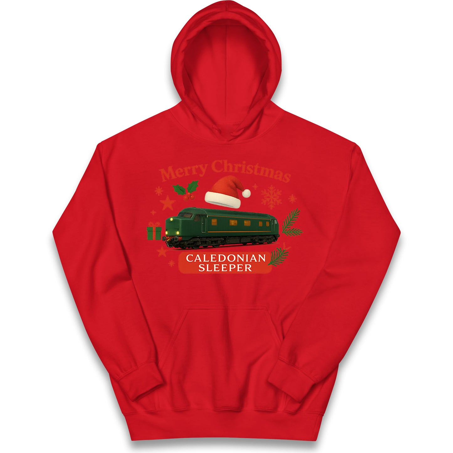 Caladonian Sleeper Christmas Kids Hoodie