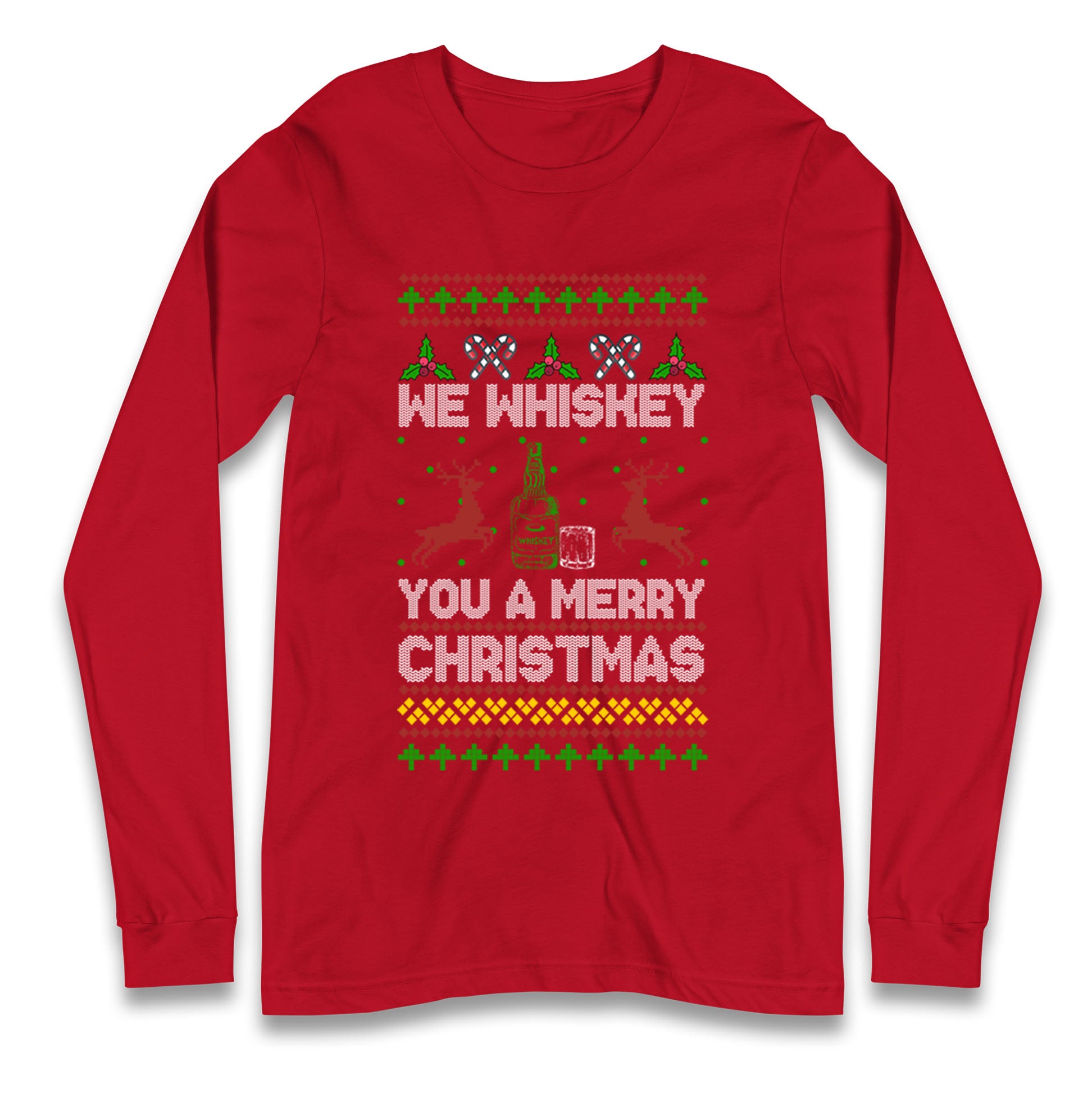 whisky Christmas Longsleeve T Shirt