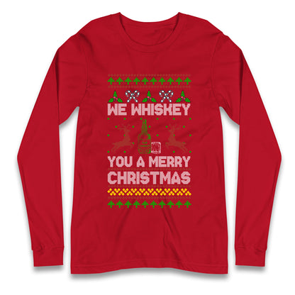 whisky Christmas Longsleeve T Shirt