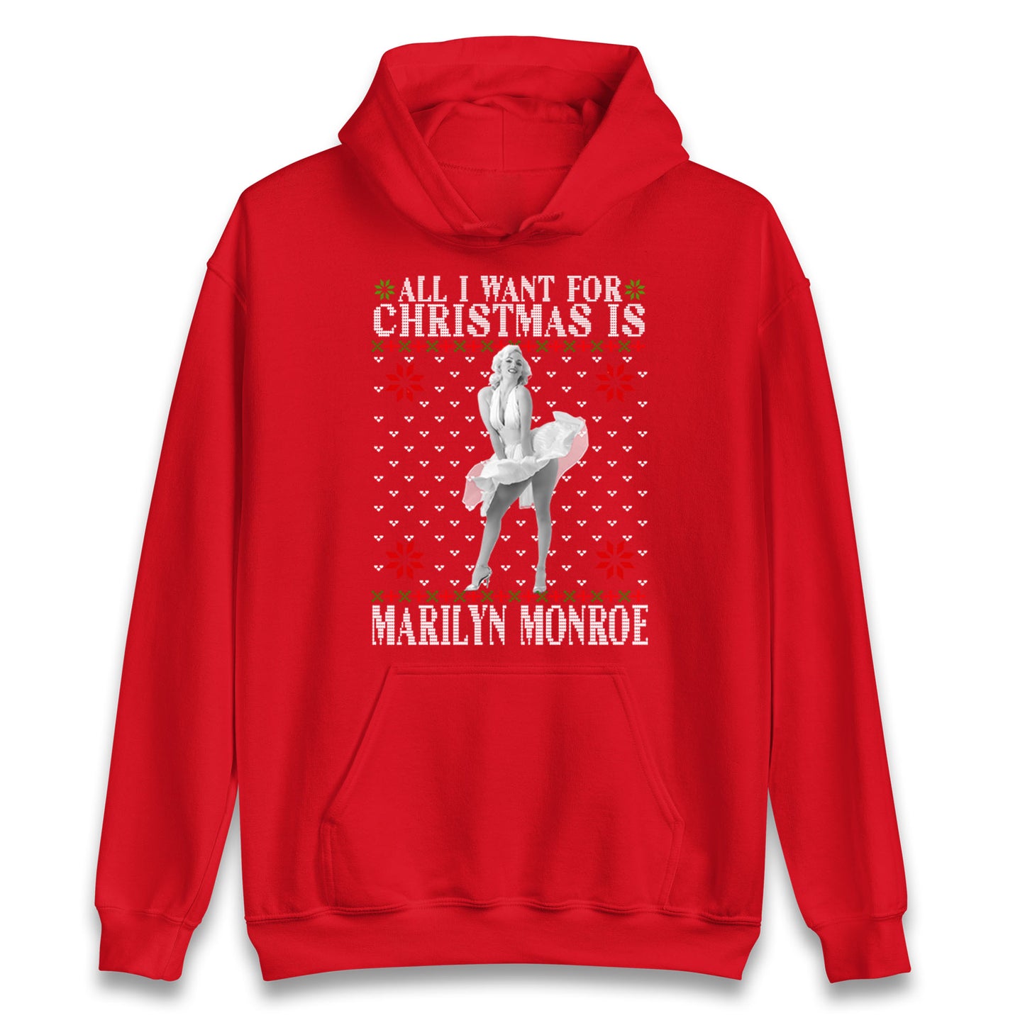 marilyn monroe christmas hoodie