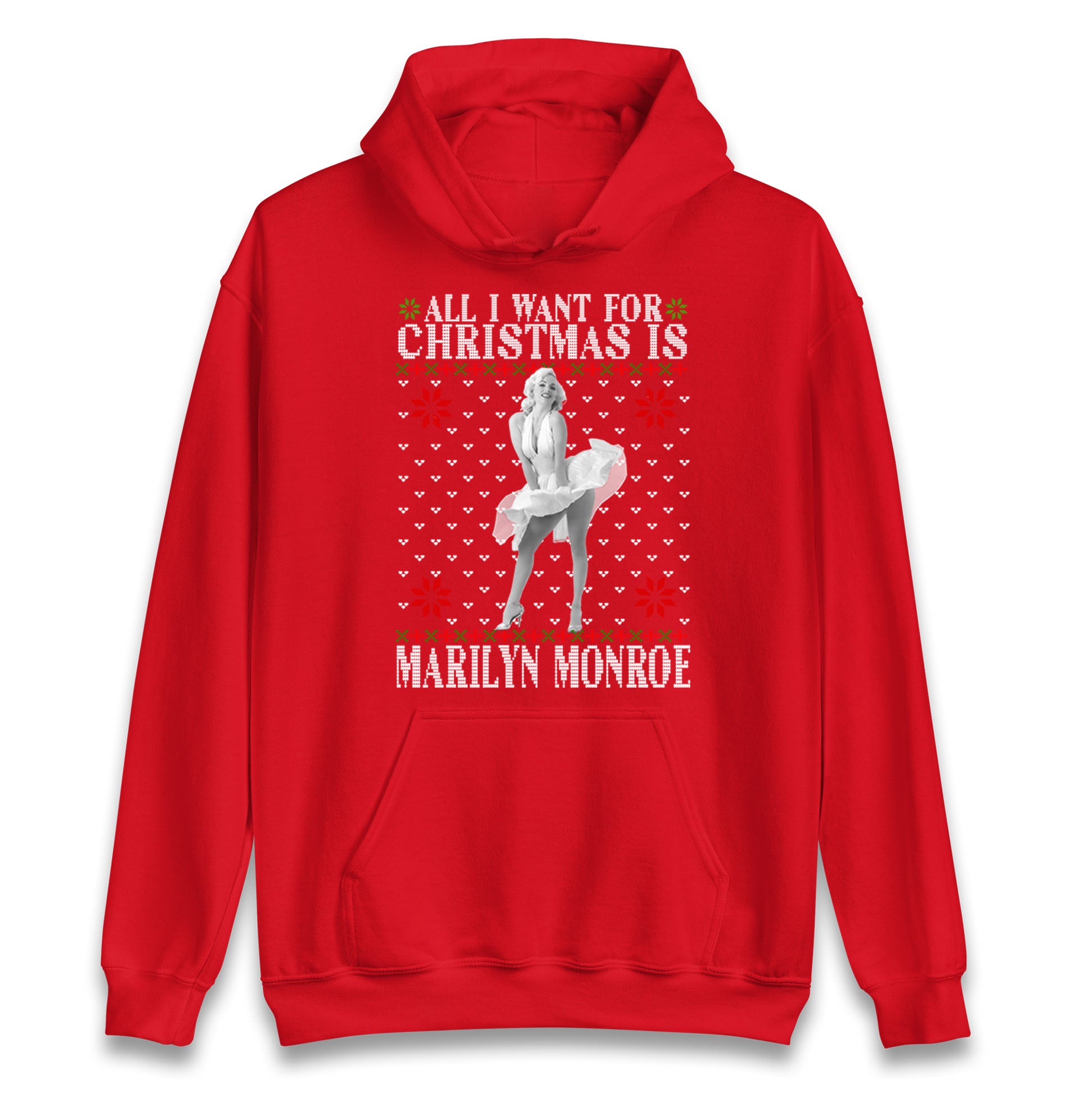 marilyn monroe christmas hoodie