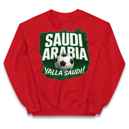 Saudi Arabia Retro World Cup Kids Jumper