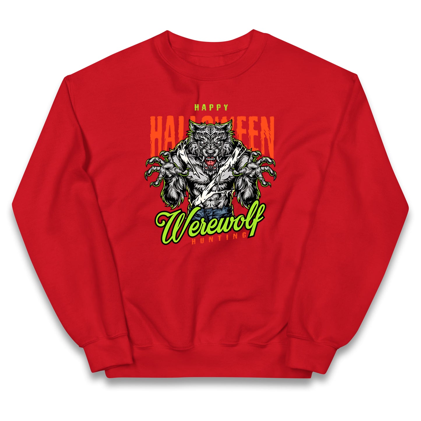 Halloween Werewolf Kids Jumper