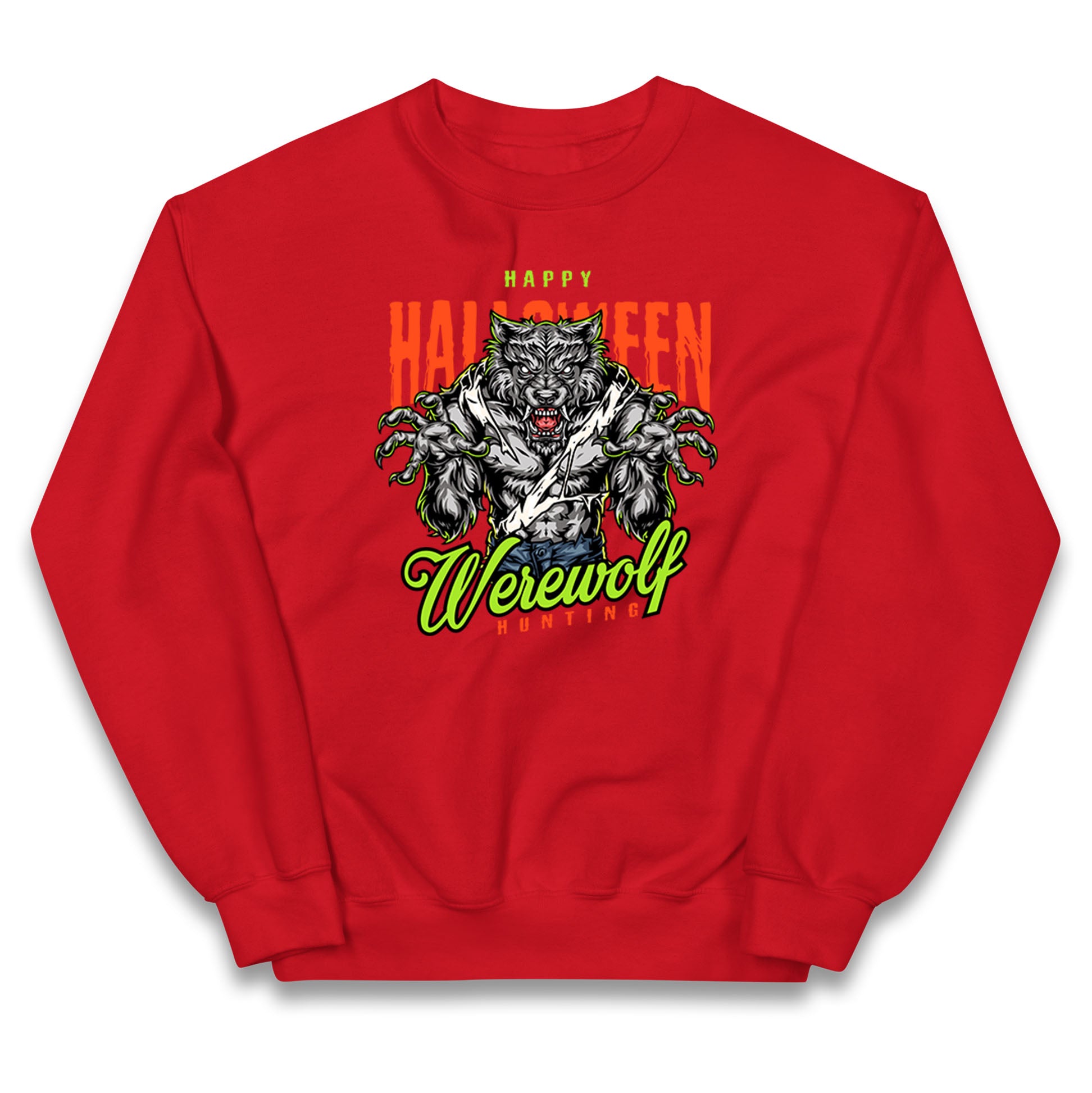 Halloween Werewolf Kids Jumper