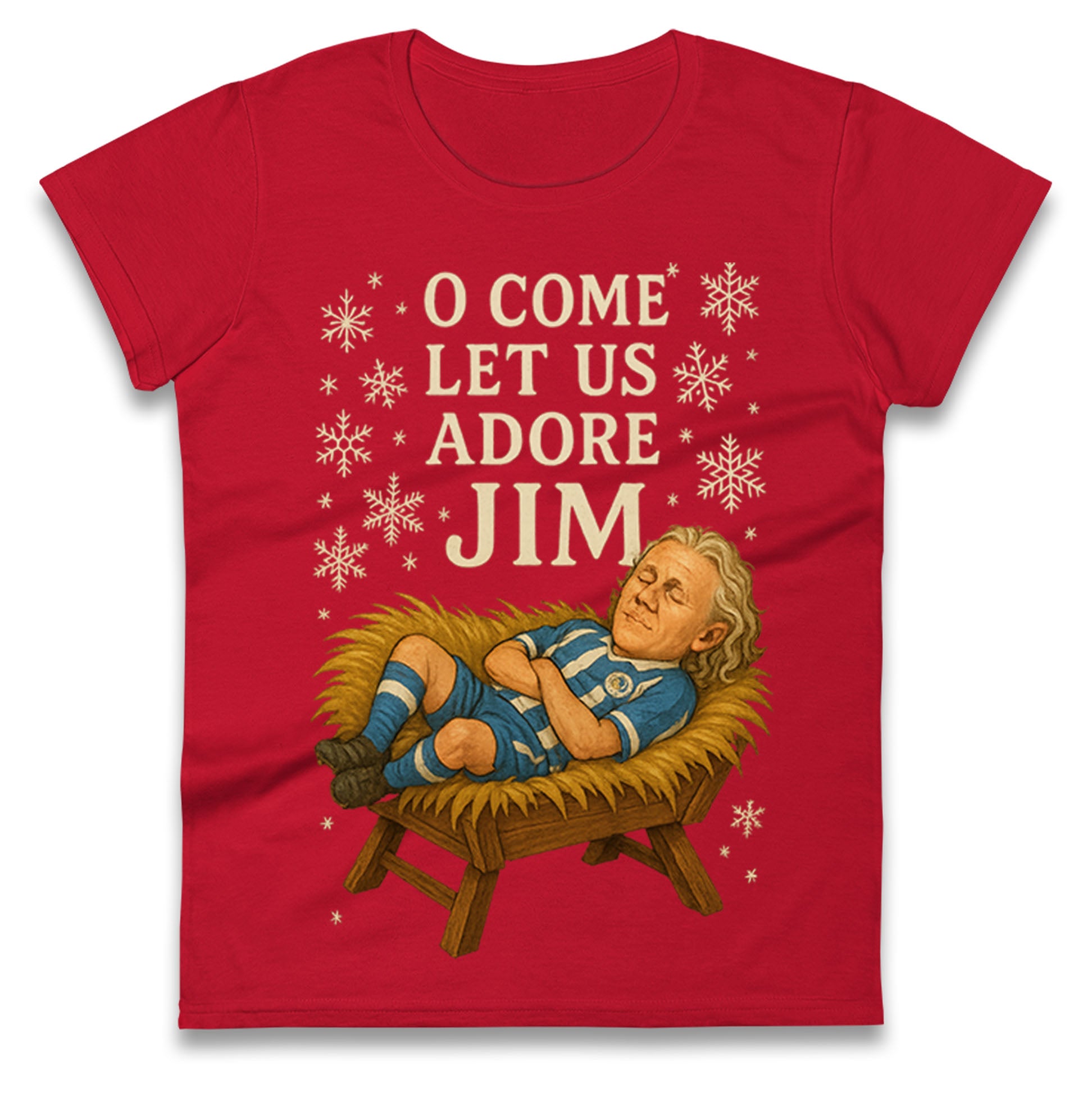 Wigan Athletic Christmas Ladies T Shirt