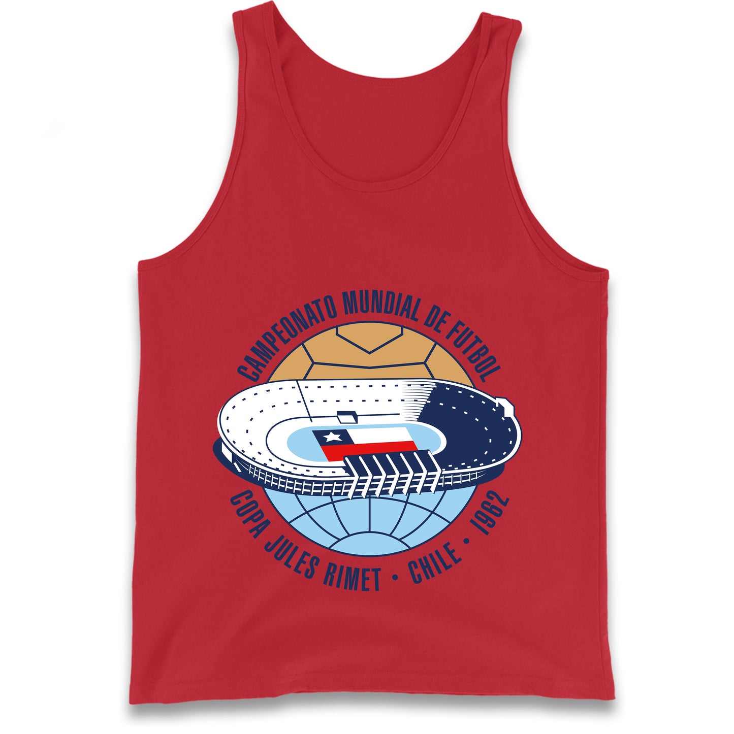 Chile 1962 Retro World Cup Tank Top