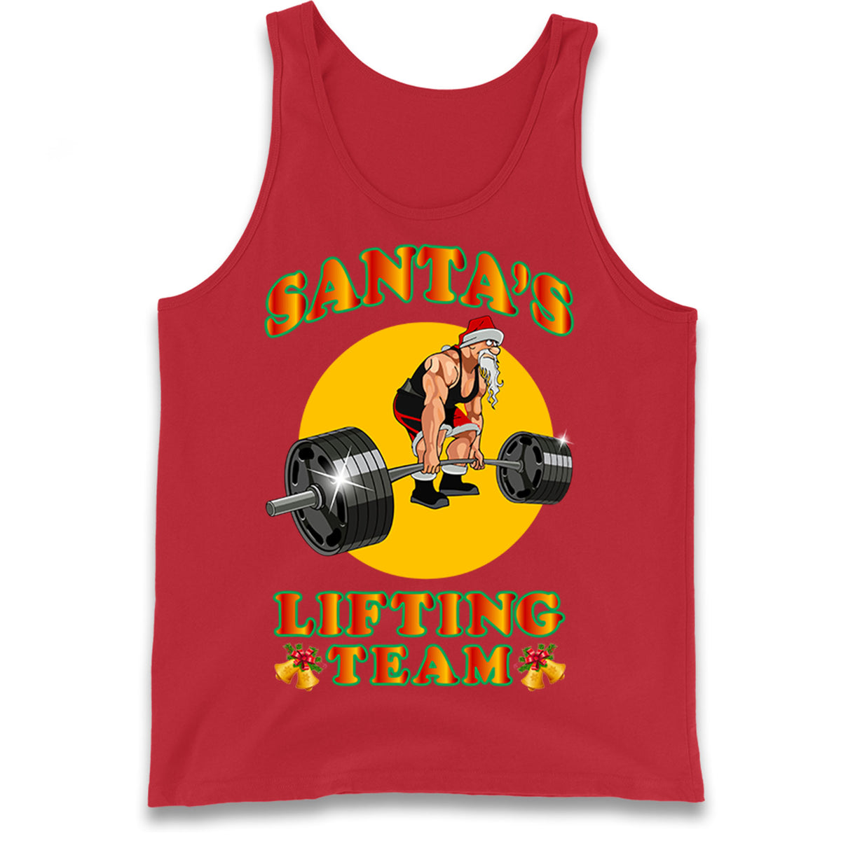 bodybuilding gym christmas tank top