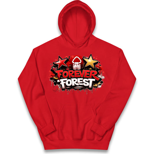 Forever Forest Football Kids Hoodie