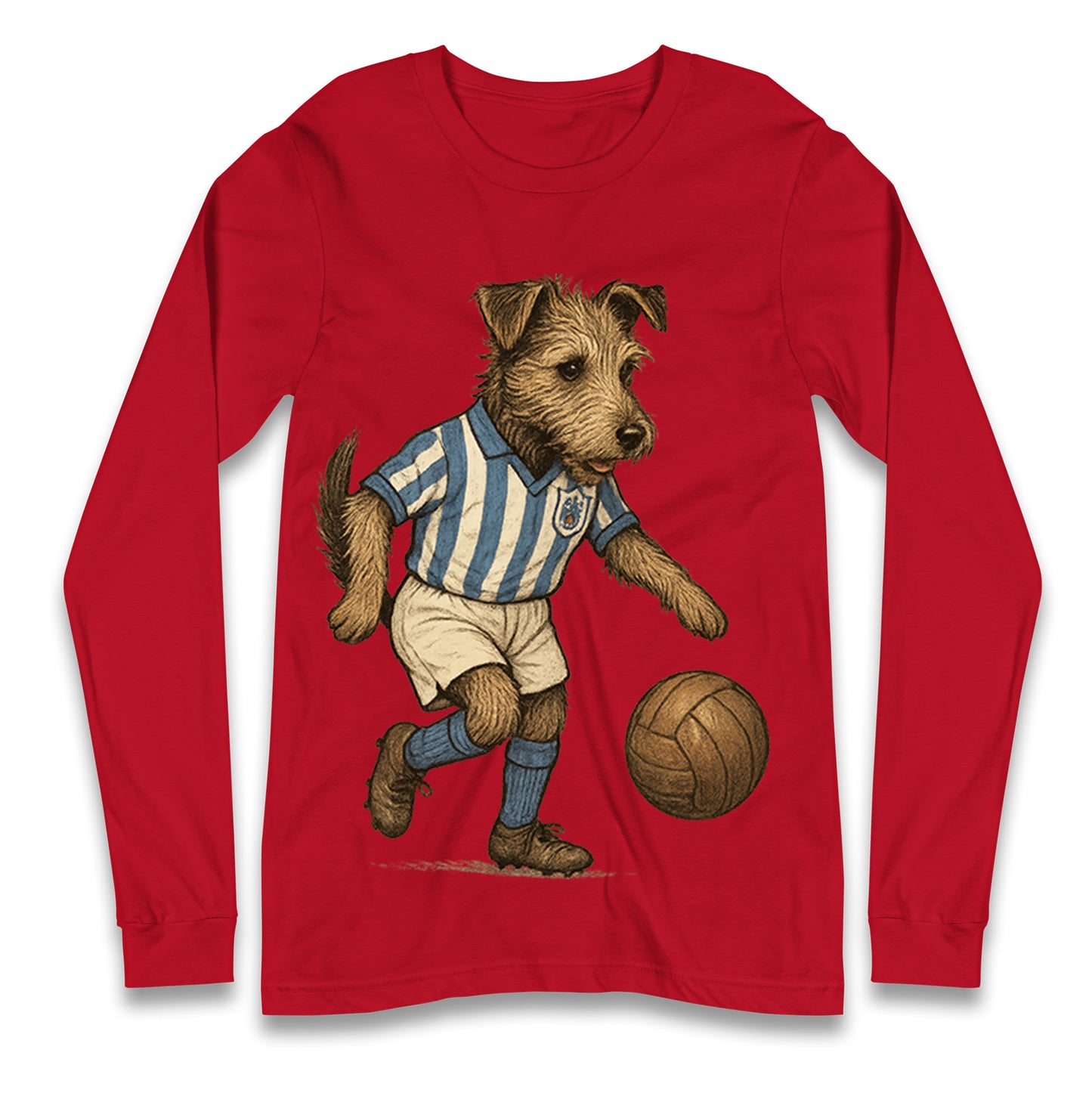 Retro Huddersfield Town Christmas Long Sleeve Shirt