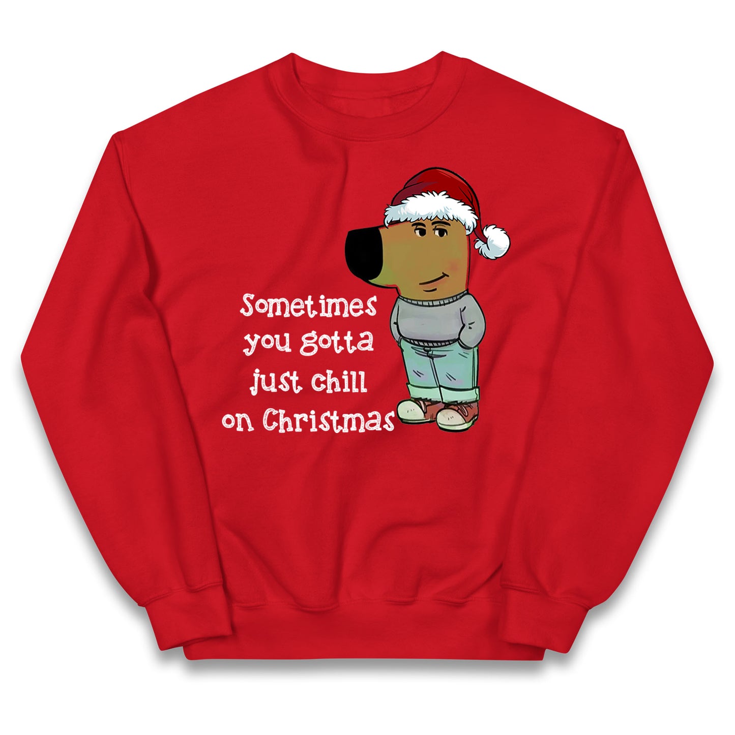 christmas chill guy jumper