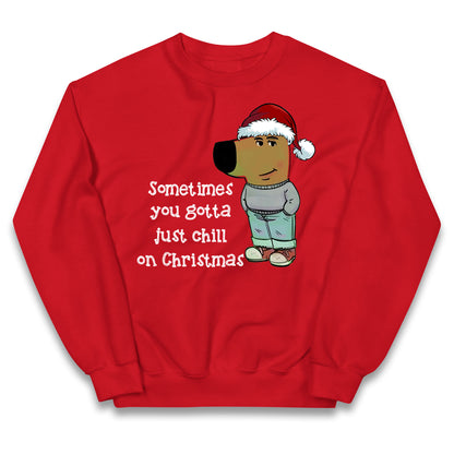 christmas chill guy jumper