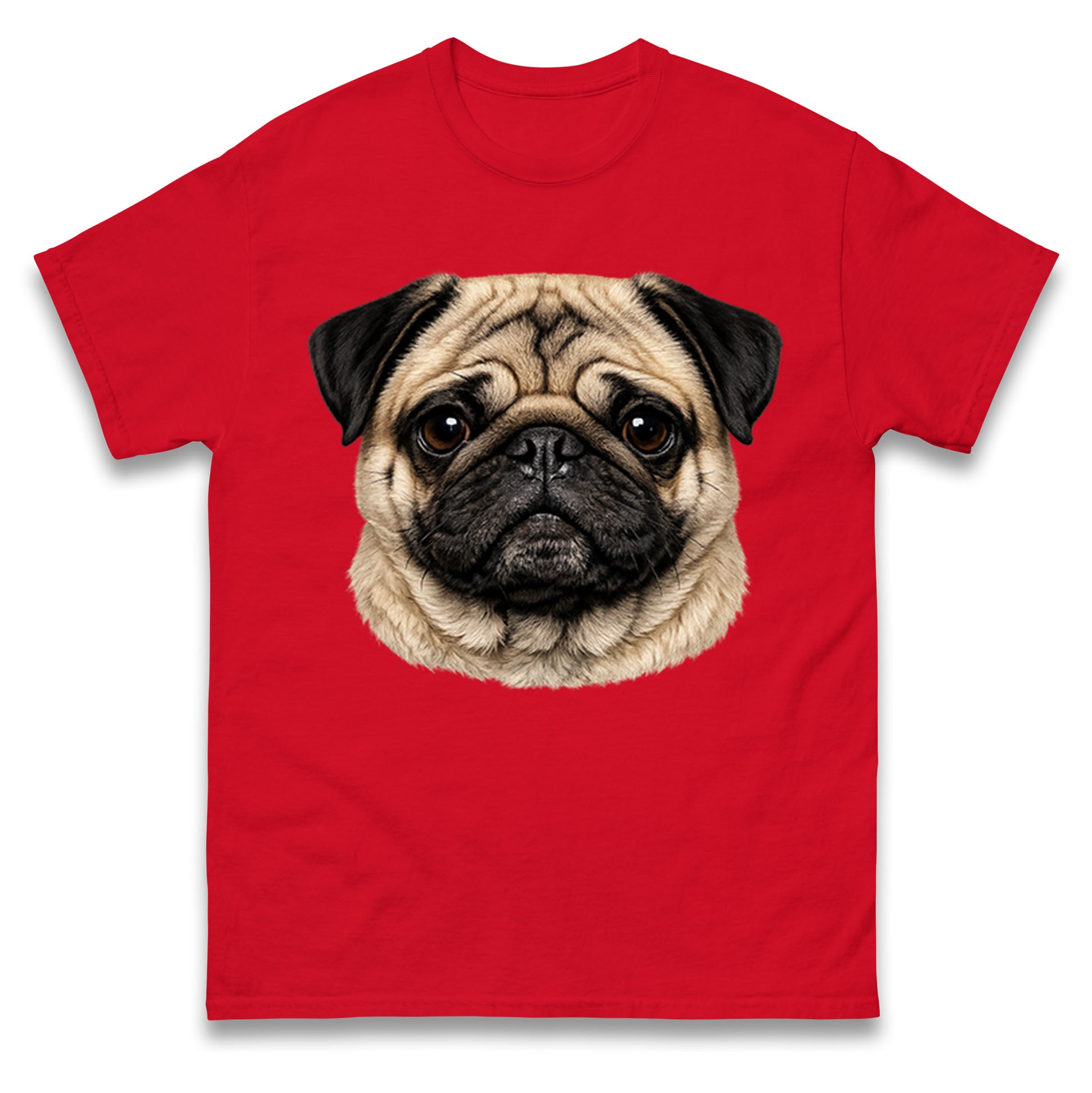 Pug Dog Face T Shirt