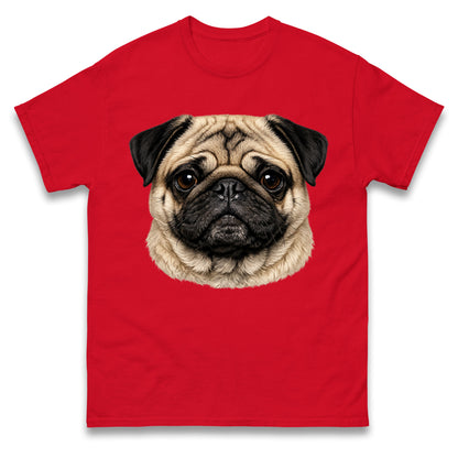 Pug Dog Face T Shirt