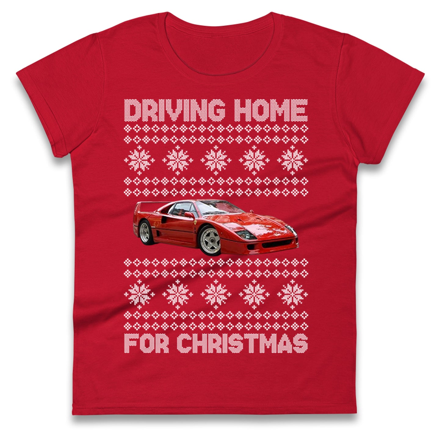 Formula 1 Christmas Ladies T Shirt