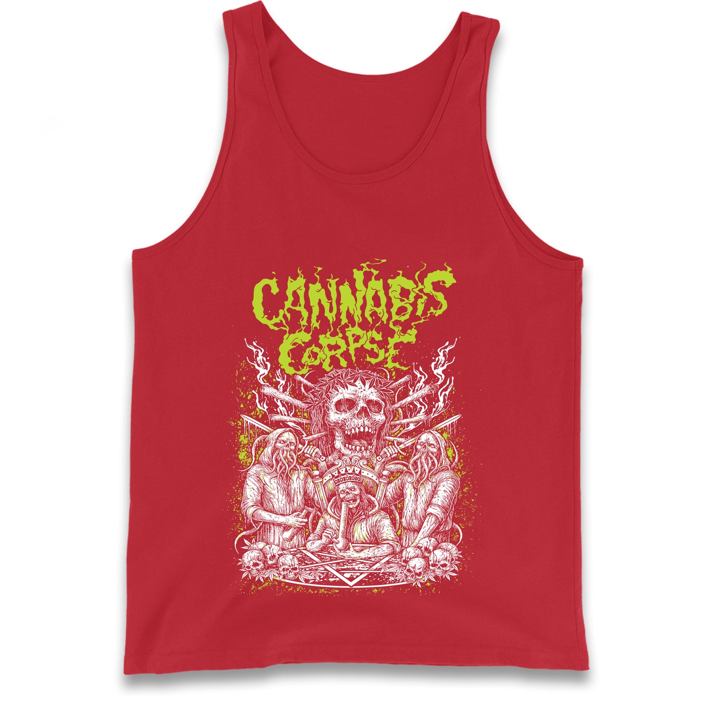 Cannabis Corpse Band Tank Top