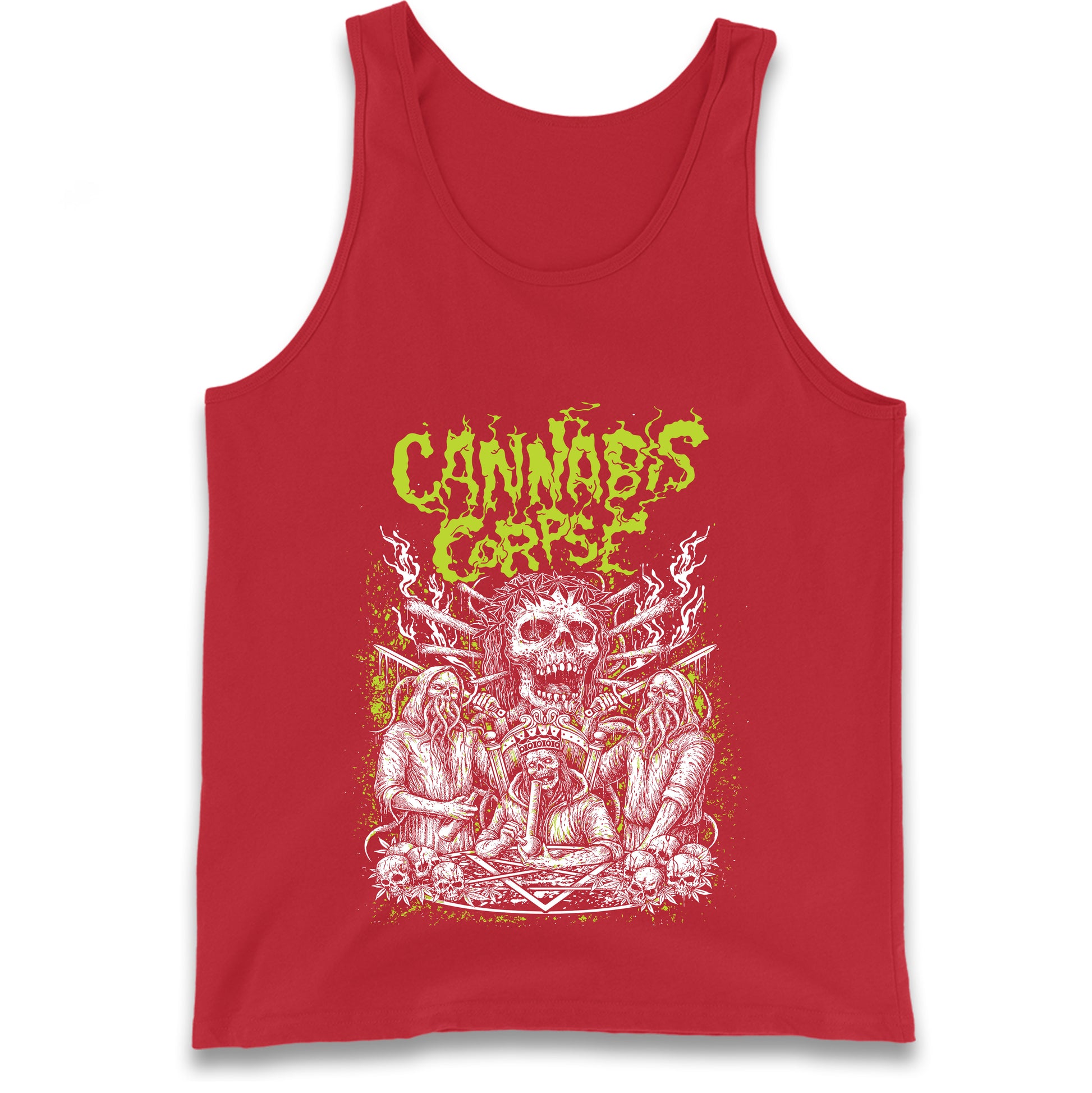 Cannabis Corpse Band Tank Top