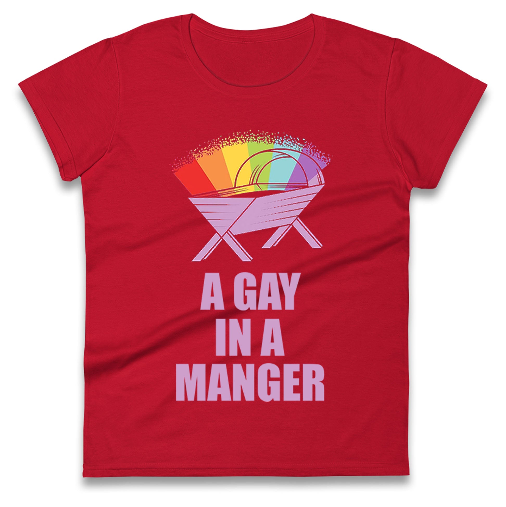 Gay Christmas Ladies T Shirt