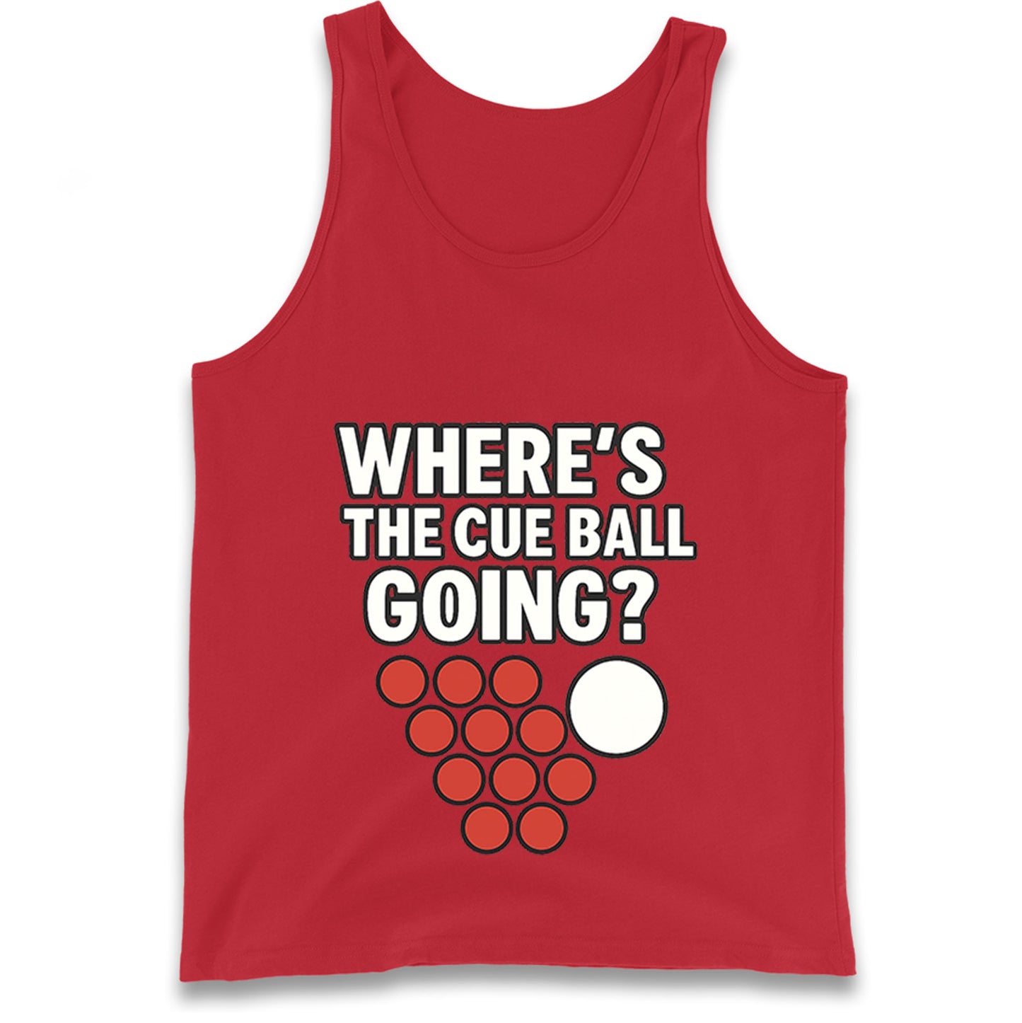 Where’s The Cue Ball Going Tank Top
