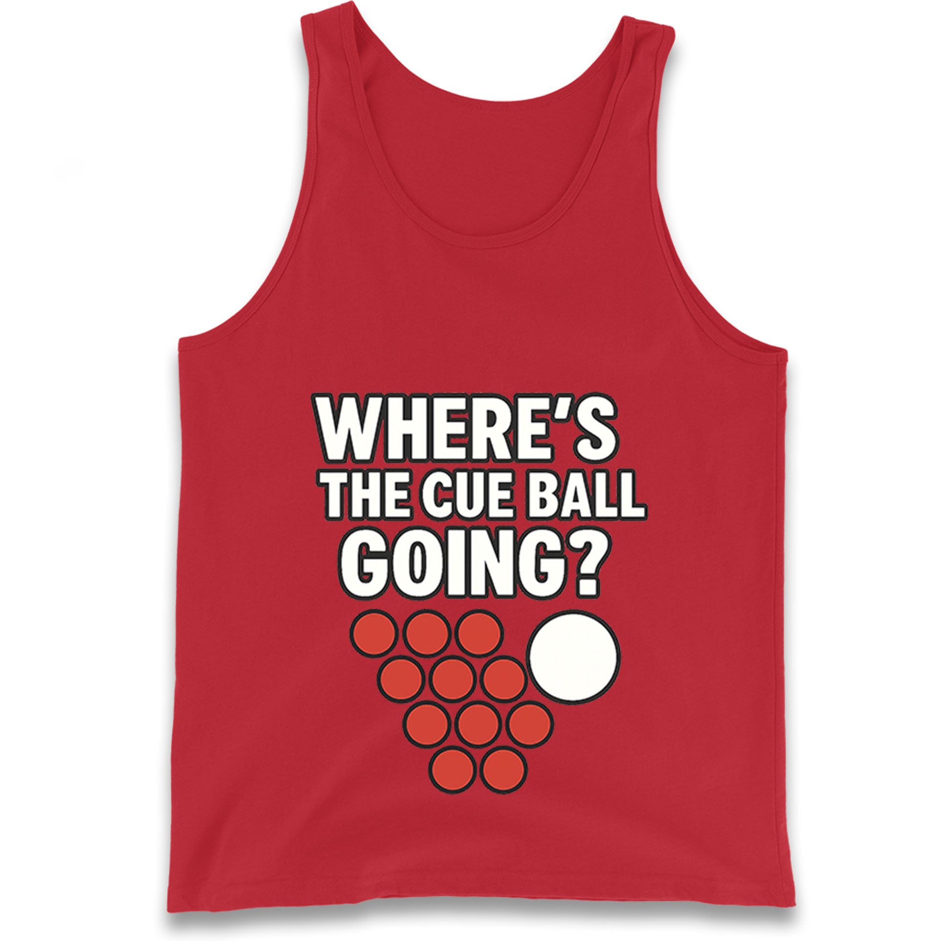 Where’s The Cue Ball Going Tank Top