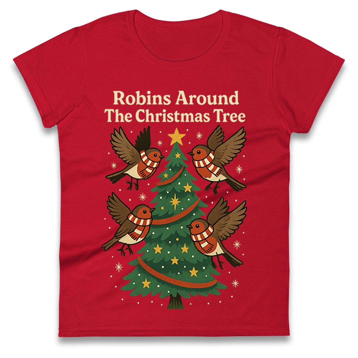 Swindon Town Christmas Ladies T Shirt 