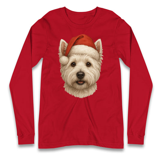 West Highland White Terrier Christmas Longsleeve T Shirt