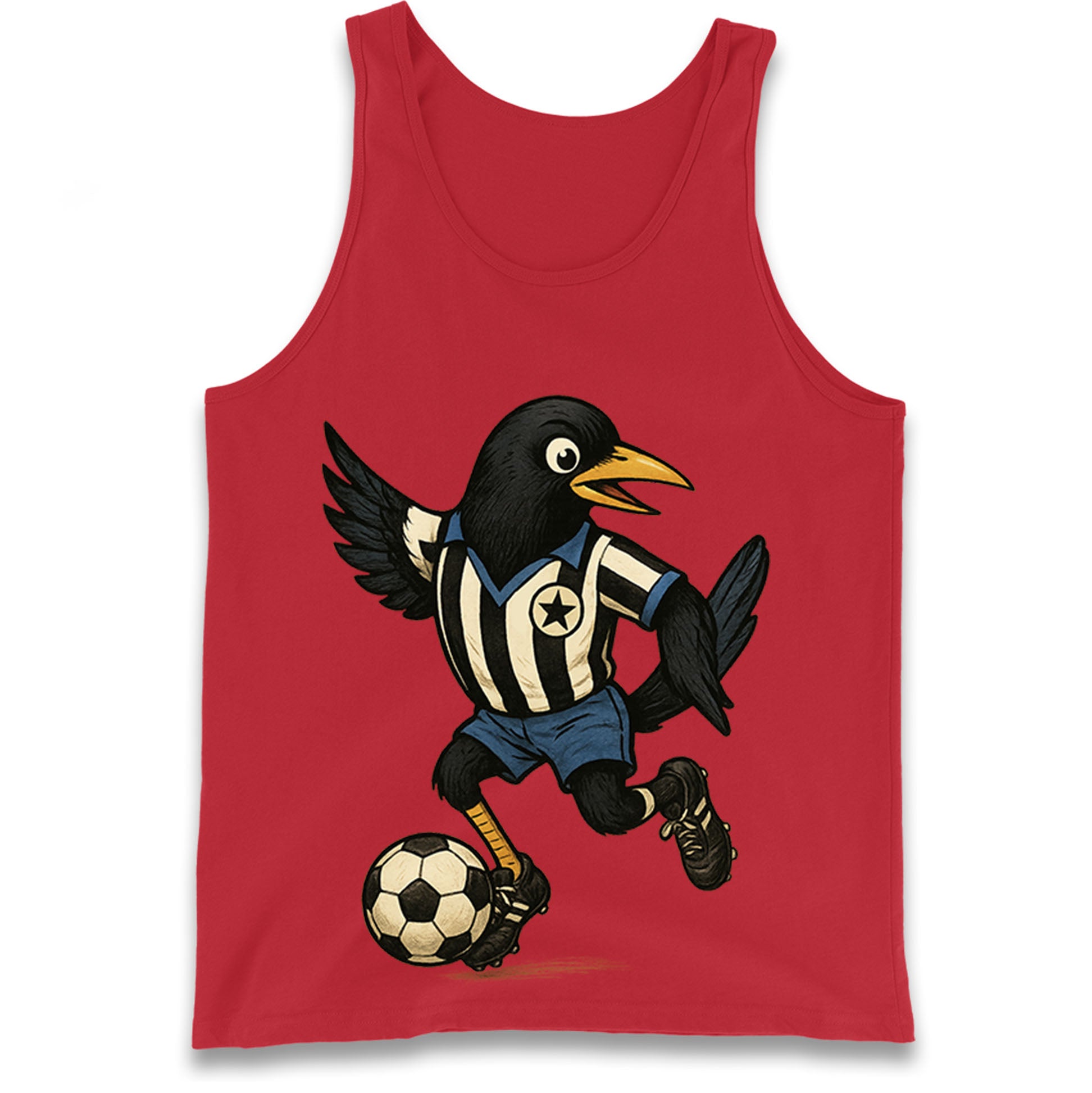 Retro Newcastle United Football Tank Top 