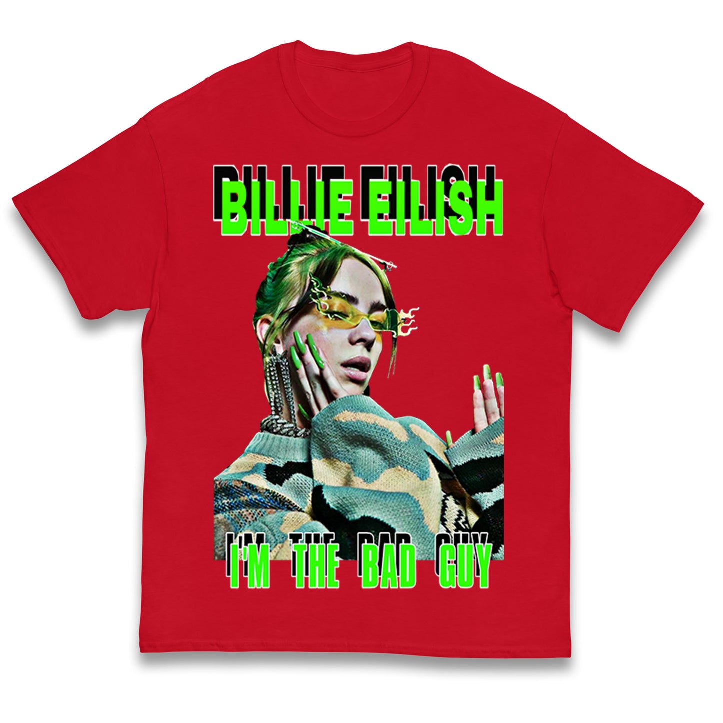 Billie Eilish Singer Kids T Shirt