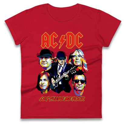 ACDC Let There Be Rock Ladies T Shirt