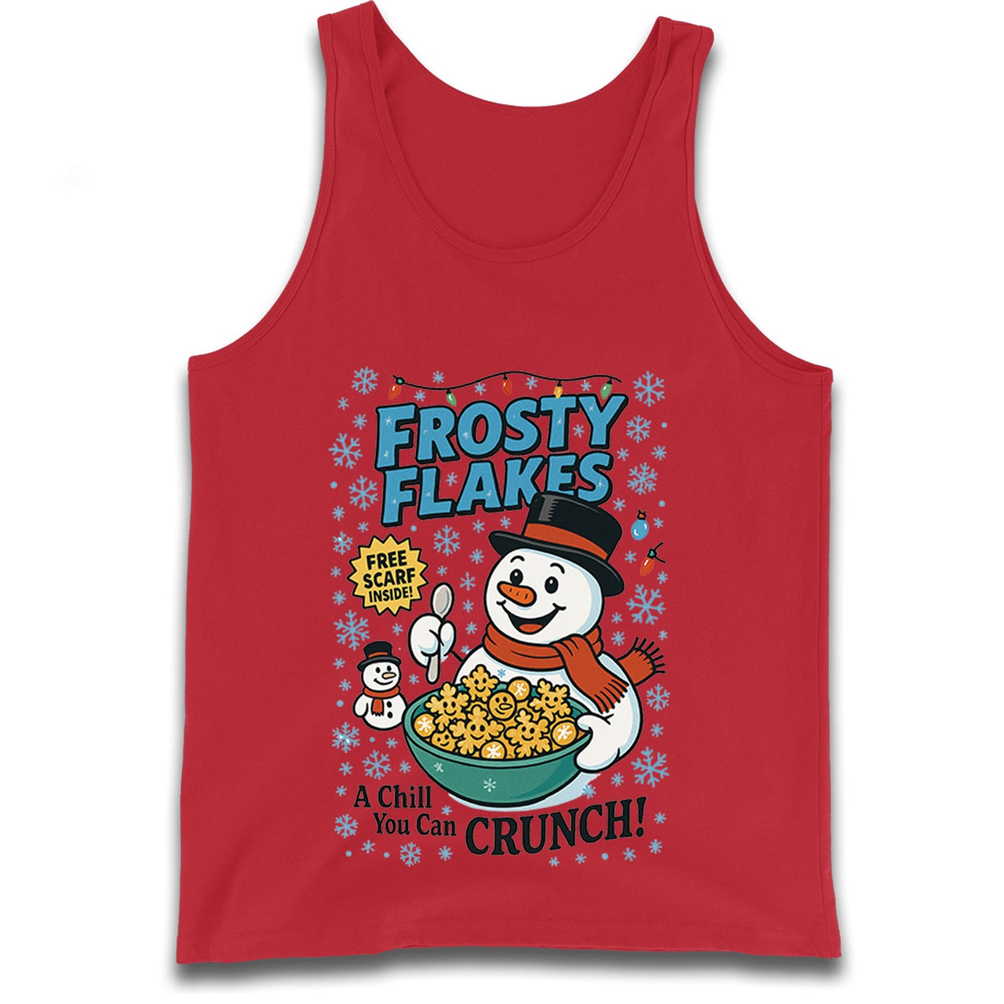 Snowman Christmas Tank Top