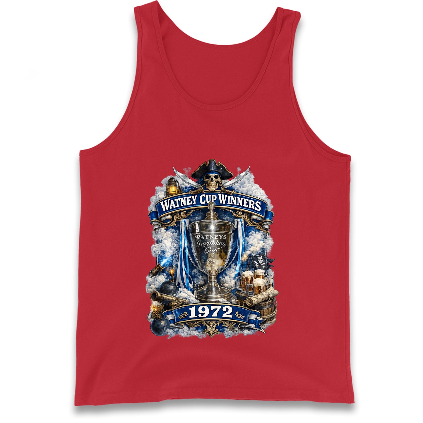 Retro Bristol Rovers Football Tank Top