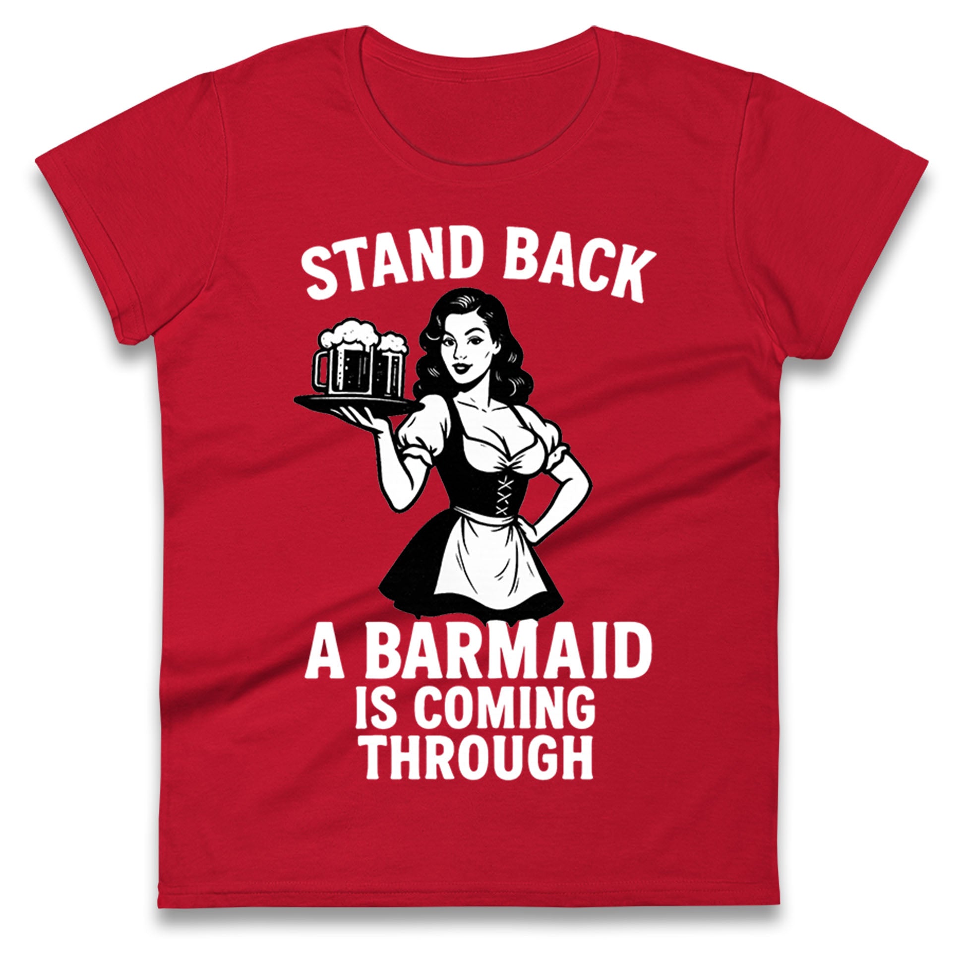 Barmaid Ladies T Shirt 