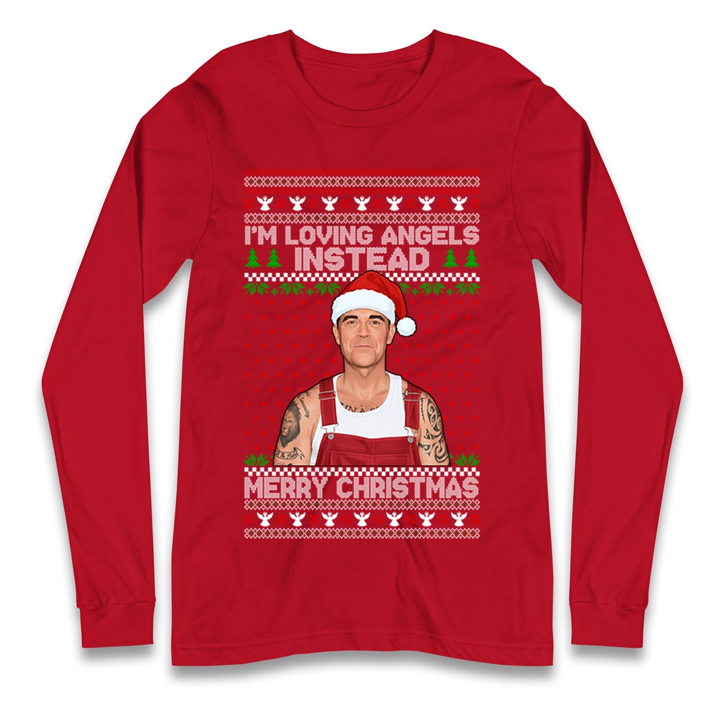 Robbie Williams Christmas Longsleeve T Shirt