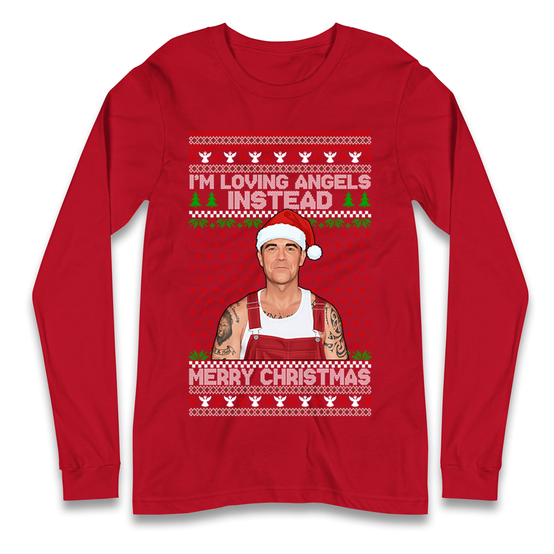 Robbie Williams Christmas Longsleeve T Shirt