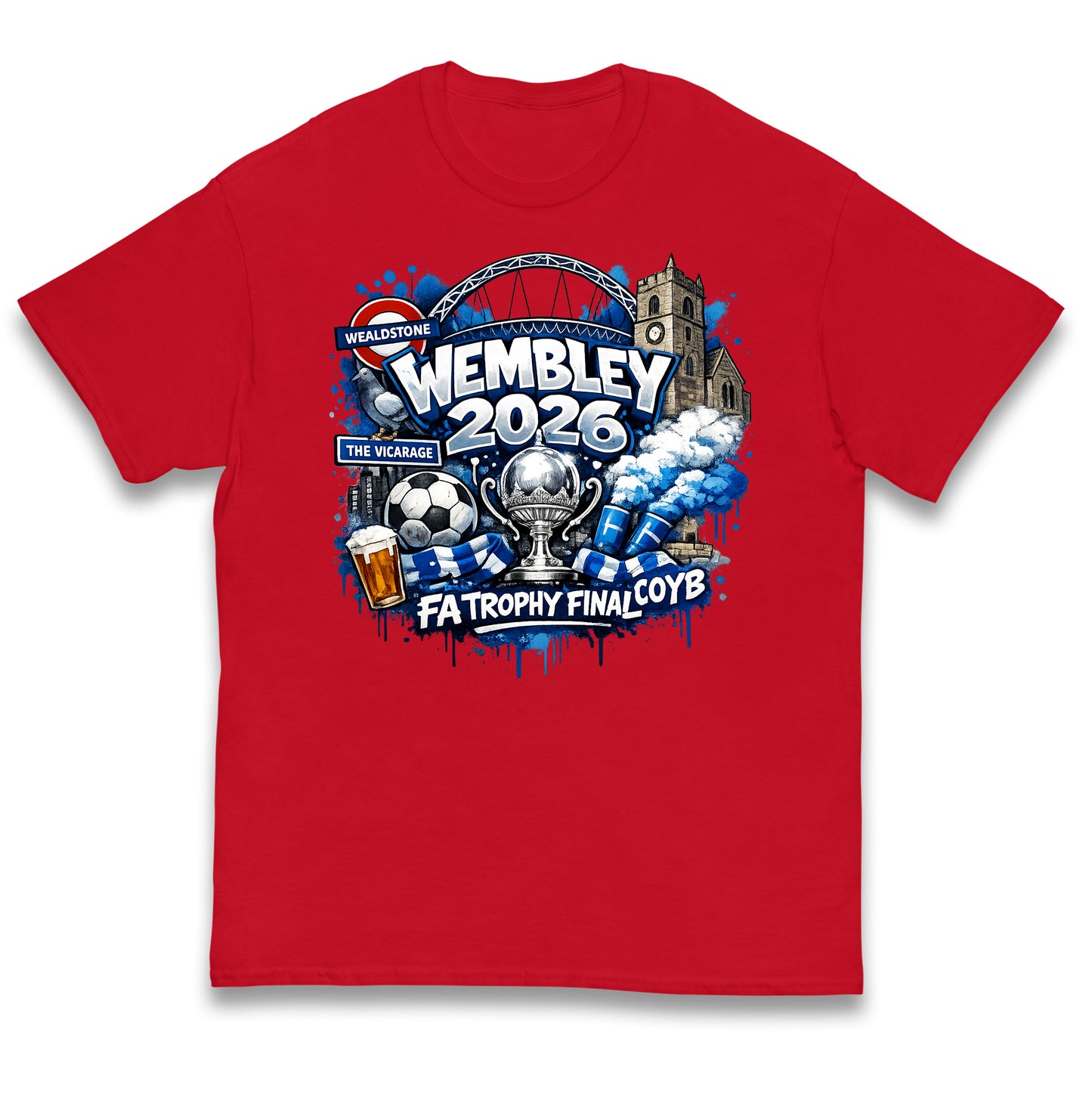 Wealdstone FA Trophy Final Wembley 2026 | Buy FA Trophy Wear Kids T Shirt 