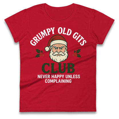 Grumpy Christmas Ladies T Shirt