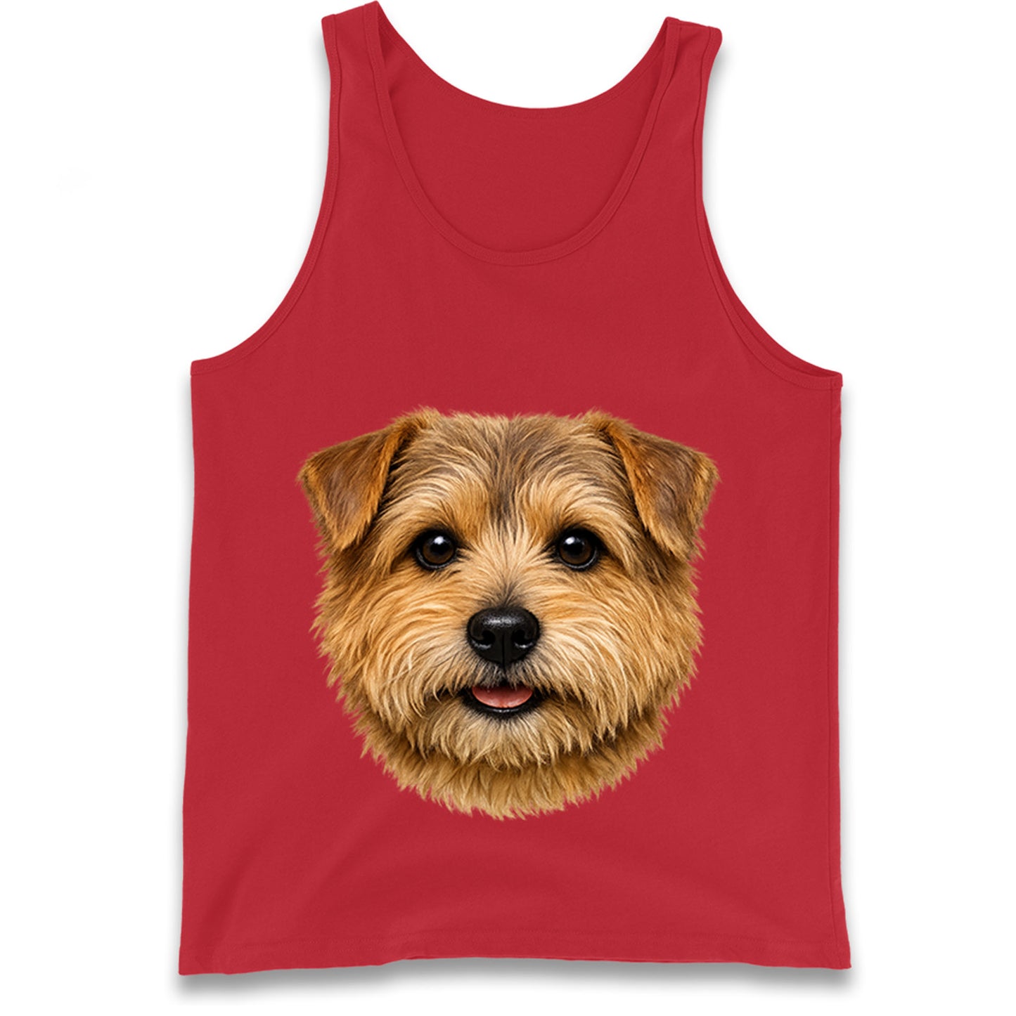 Norfolk Terrier Dog Face Tank Top