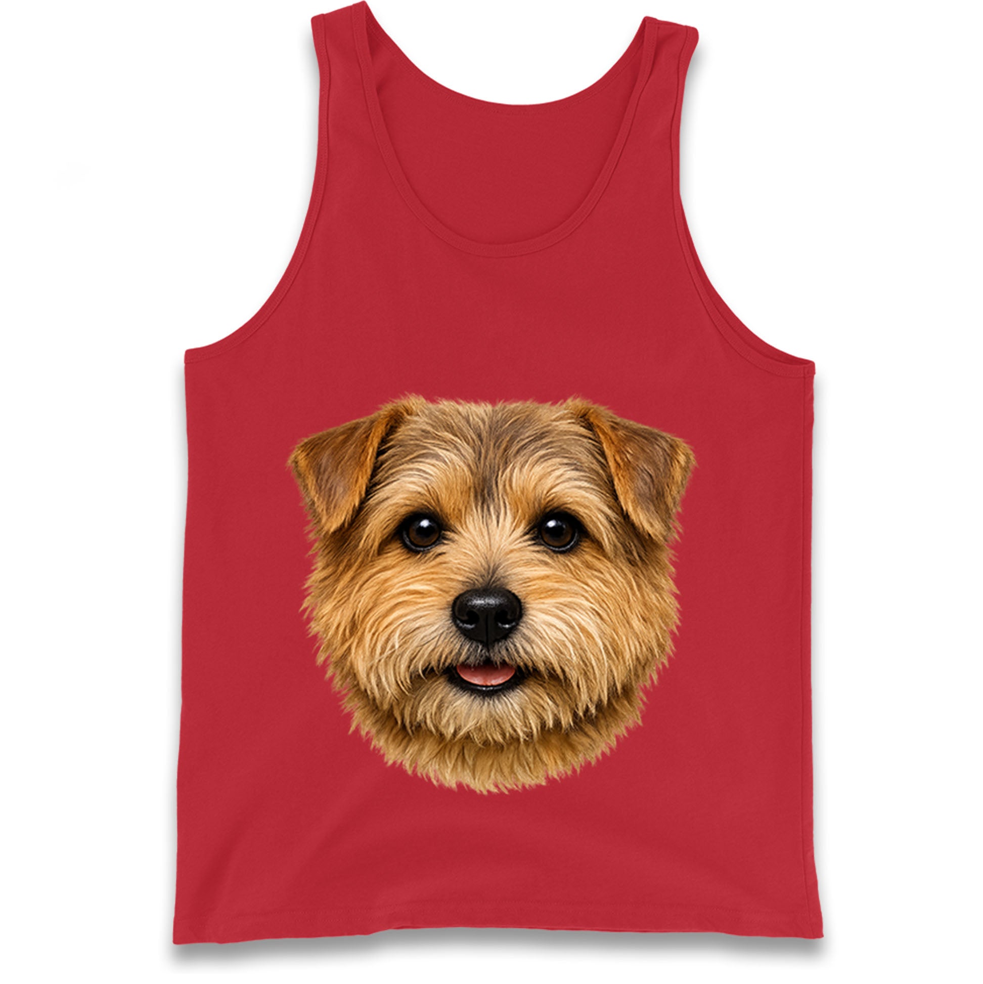 Norfolk Terrier Dog Face Tank Top